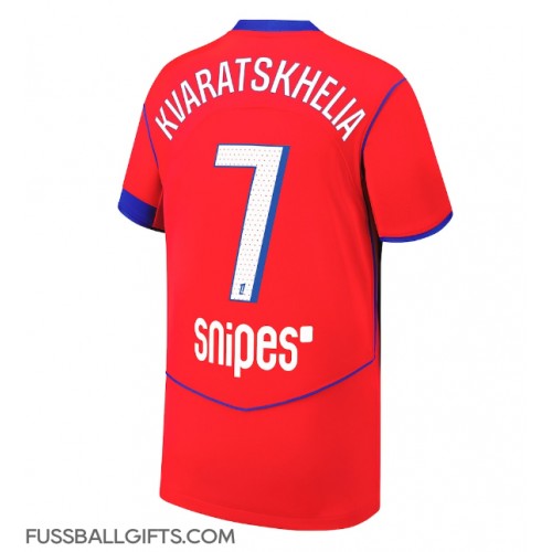 Paris Saint-Germain Khvicha Kvaratskhelia #7 Fußballbekleidung 3rd trikot 2025-26 Kurzarm
